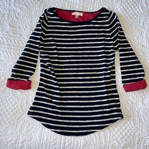Stripped long sleeve women’s shirt